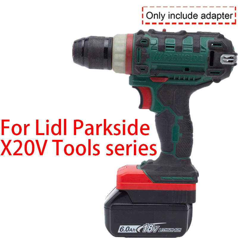 Battery Adapter/Converter for Lidl Parkside X20V Li-ion Tools to Makita 18V Li-ion Battery Adapter