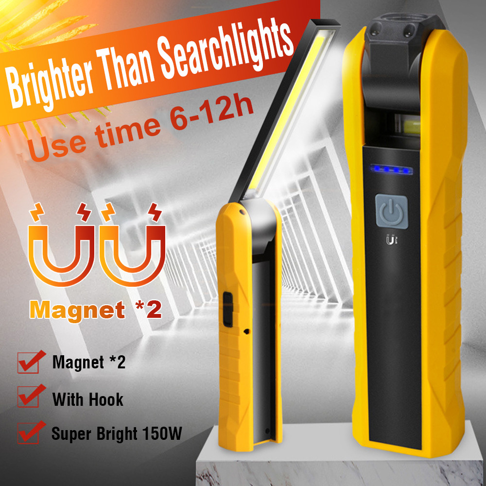 Z20 Flashlight With Magnet Work Lamp Car Flashlight Multifunction Inspection Lamp Bottom With Magnet