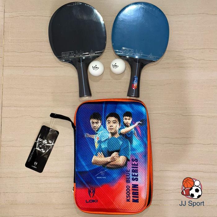 Bet Pingpong LOKI Bat Pingpong LOKI isi 2 Blue Sponge ORIGINAL