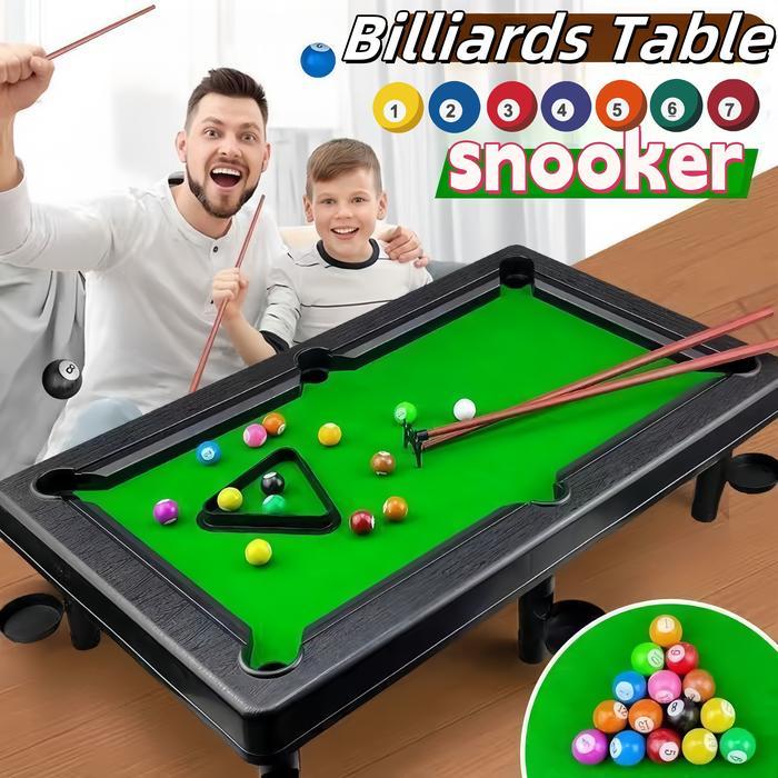 DISKON Billiard mini Meja billiard Mainan biliar anak -anak mini Meja Billiard Mini meja billiard