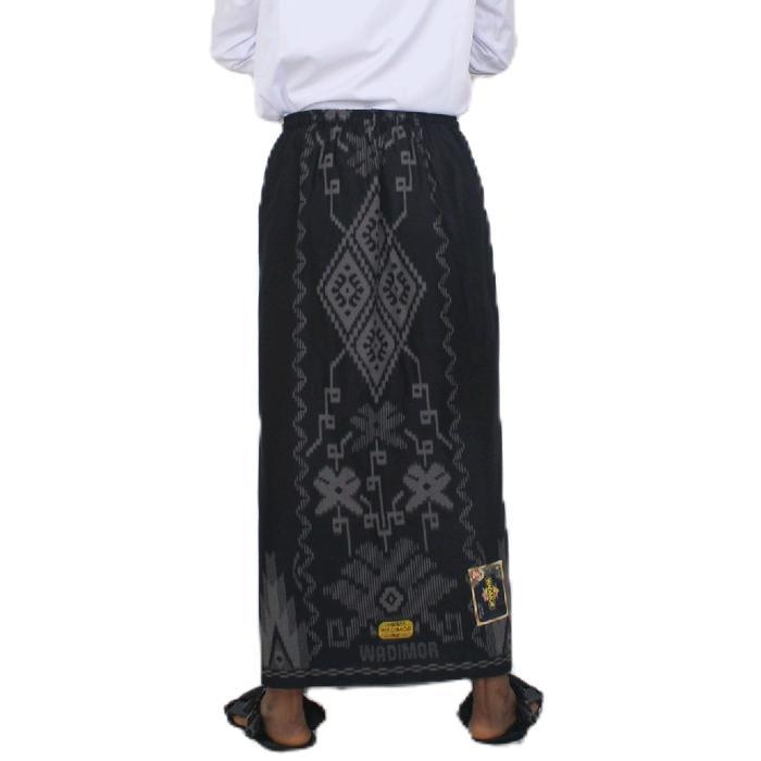 Sarung Instan/Rok Wadimor Dewasa, Remaja Dan Anak - Model Batik Hitam - Santri, Katun, Motif, Pria,
