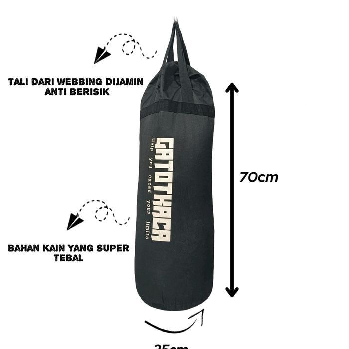 Samsak Gatotkaca 70cm Untuk Olahraga Boxing Tinju Muaythai Karate Pencak Silat