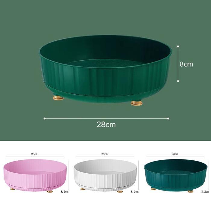 Rak Putar 360Skincare Rak Make Up Organizer Rak Putar Serbaguna Rak Penyimpanan