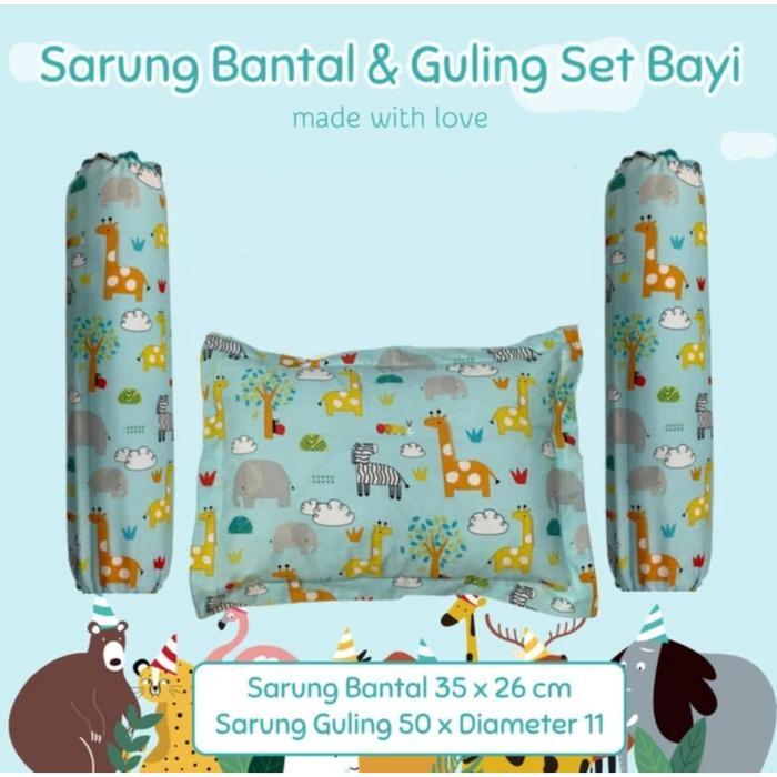 Bantal Bayi Set Bantal Guling Anak Baby Pillow Set Tidur