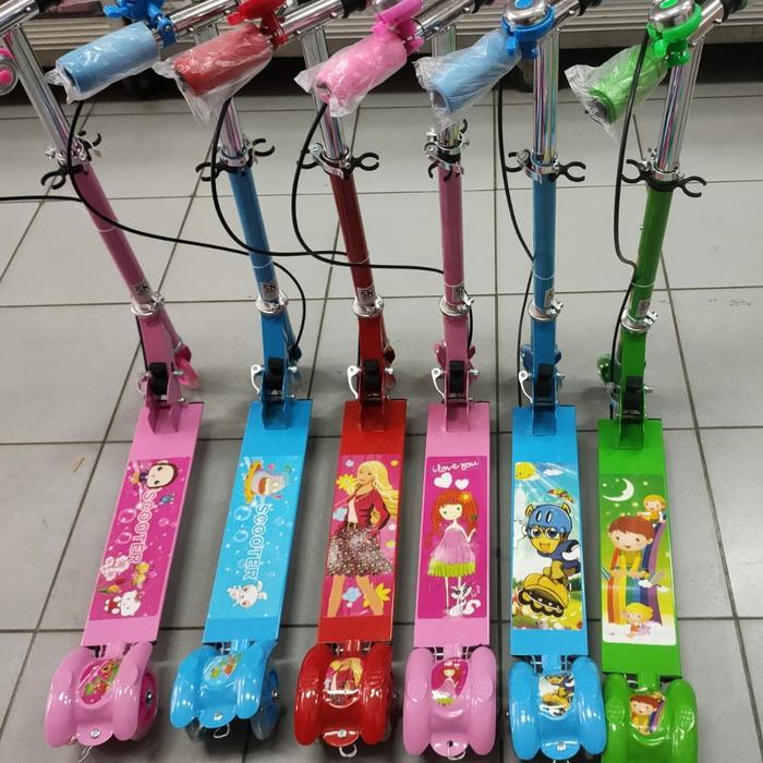 SKUTER SCOOTER OTOPED OTOPET BESI ANAK BELL MURAH KHUSUS WARNA PINK