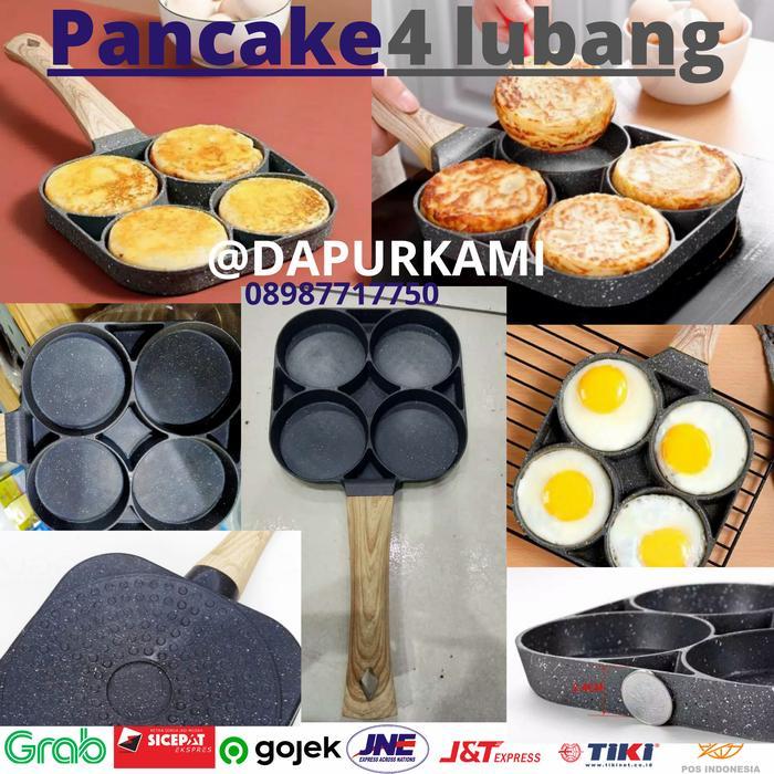 Cetakan Telor Isi 4 Pancake Teflon Martabak Mini
