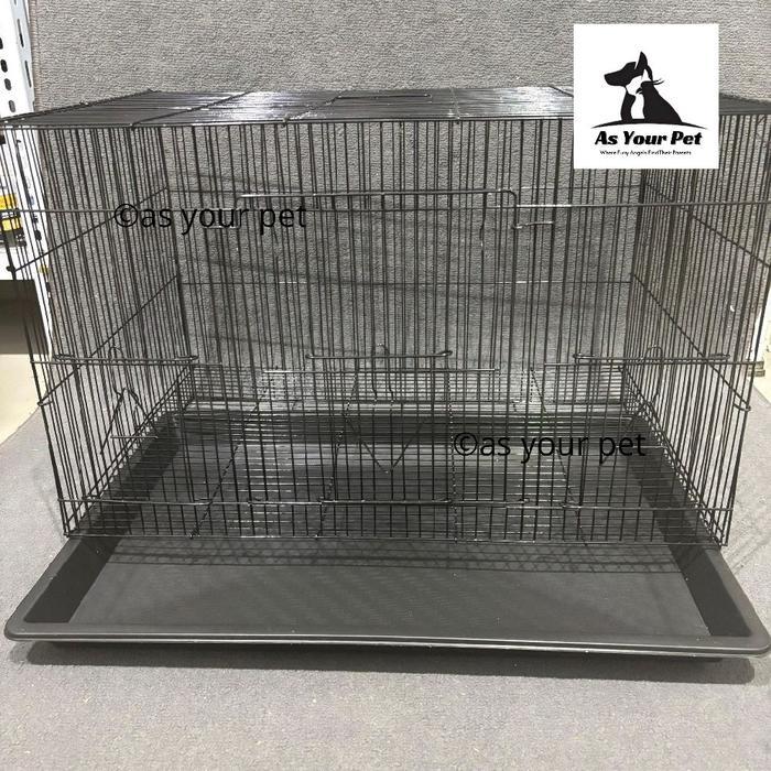 Kandang besi kotak burung hamster kucing anjing kelinci 60x40 premium tebal sangkar