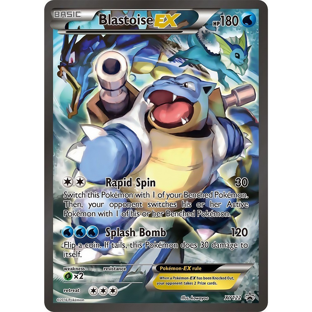 3PCS PTCG Pokemon Cards XY Promos Charizard Blastoise Venusaur Rare Holo PTCG Game Collectible Cards