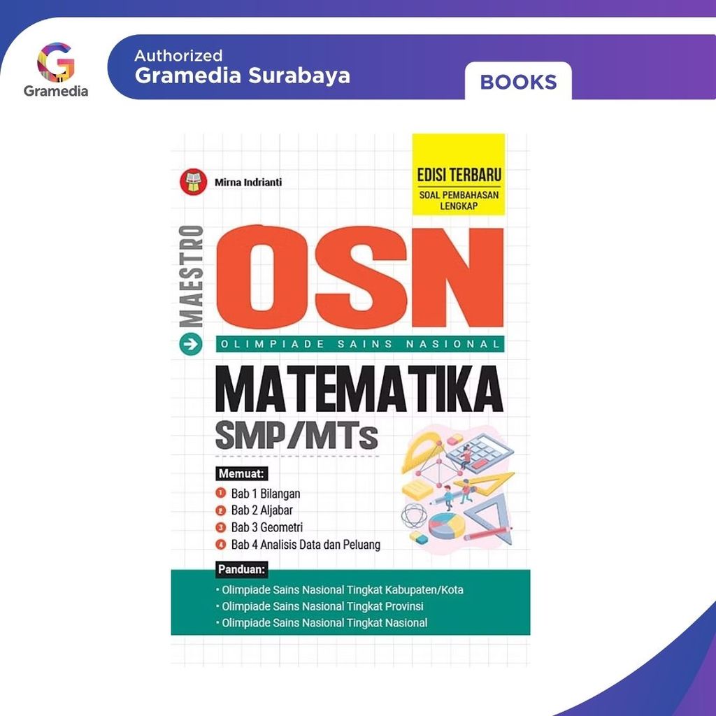 Gramedia Surabaya - MAESTRO OSN MATEMATIKA UNTUK SMP/MTS