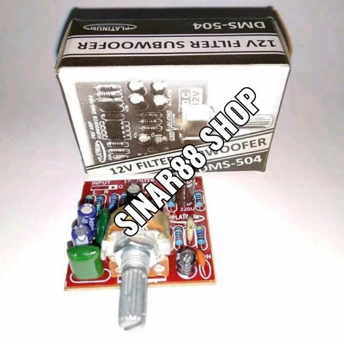 (COD) KIT FILTER SUBWOOFER DC 12V DC12V DMS504 DMS-504