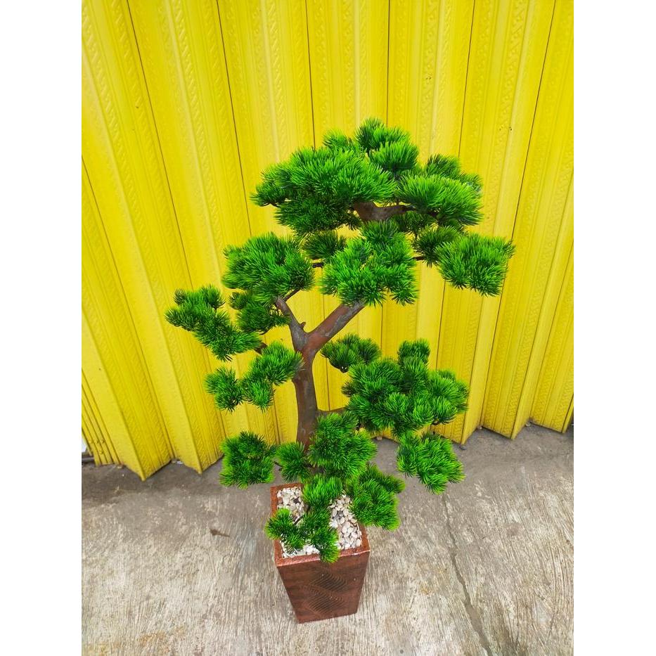 bunga bonsai/pohon bonsai cemara/bunga plastik