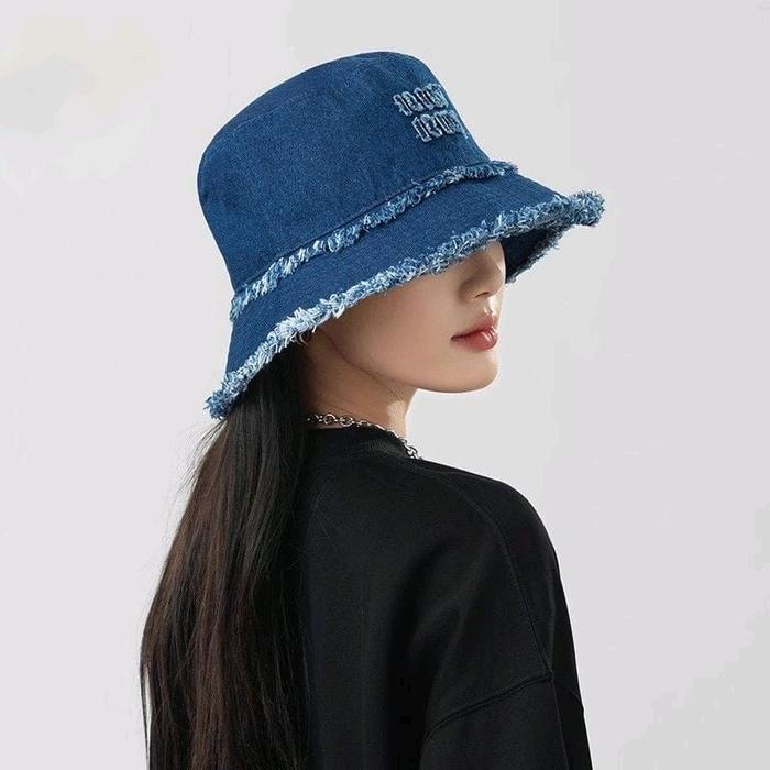Topi Bucket Fashion Denim