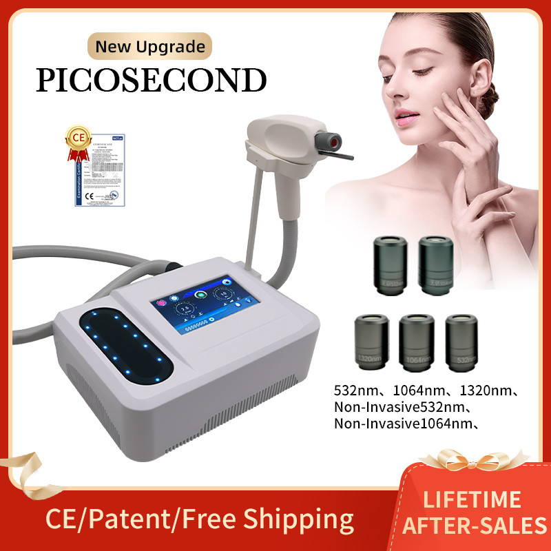 Upgraded Q switched Nd Yag Laser Tattoo Picosecond Eyebrow Washing Remove Moles Carbon Freckle