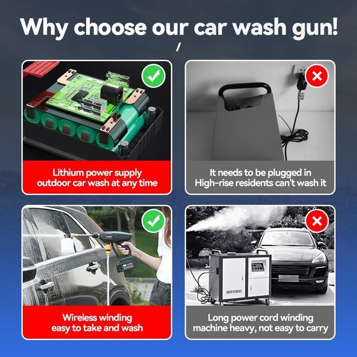 MESIN CUCI MOBIL ALAT STEAM CUCI MOTOR ALAT CUCI MOBIL BATERAI -