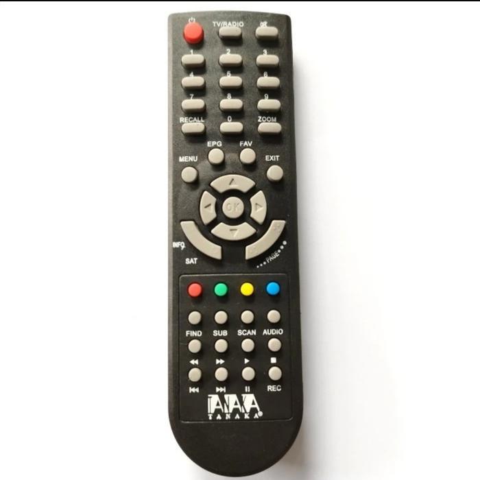 "New" REMOT REMOTE STB DVB T2 DIGITAL TANAKA HD Free Bubble
