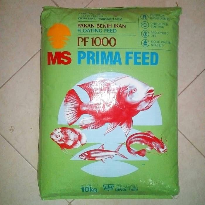 PF1000 10kg Pakan Pelet Makanan Benih Ikan MS Prima Feed PF 1000 10 kg