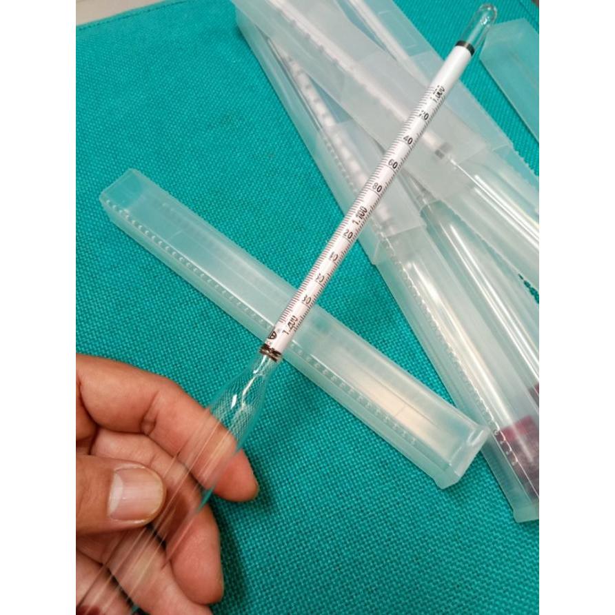 Hydrometer MInyak Pala Minyak Sereh Minyak Jarak Minyak Kenanga Minyak Kayu Putih Range 0.800 -