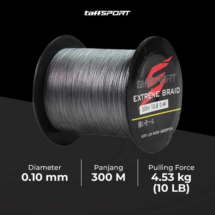 Taffsport Spectra Senar Benang Tali Pancing Pe Kuat Anti Keriting