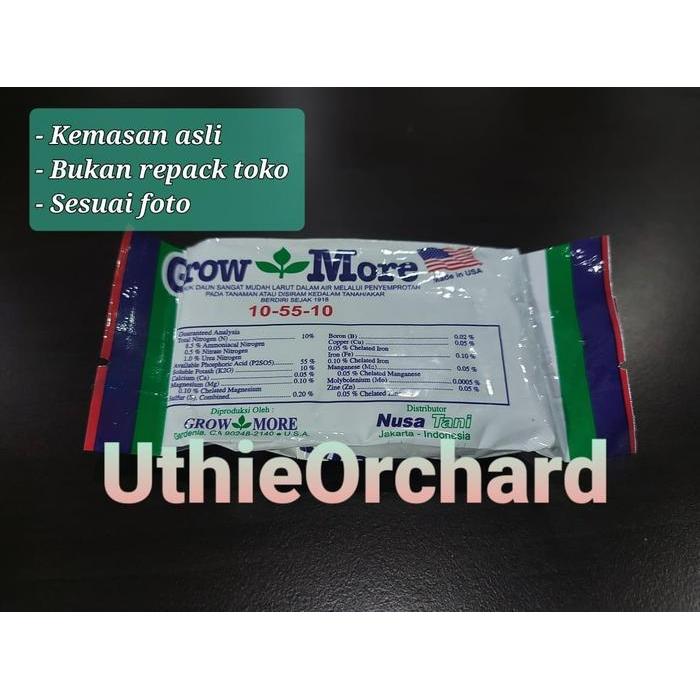 Pupuk Growmore NPK 10-55-10 Bunga - 100 Gr