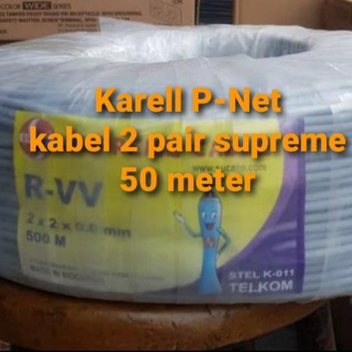 Kabel Itc 2 X 2 X 0,6 Mm Supreme @50 Meter / Supreme 2 Pair @50 M