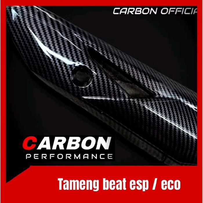 "New" TUTUP KNALPOT BEAT ESP CARBON 2017-2019 /tutup knalpot beat esp carbon / tameng knalpot beat