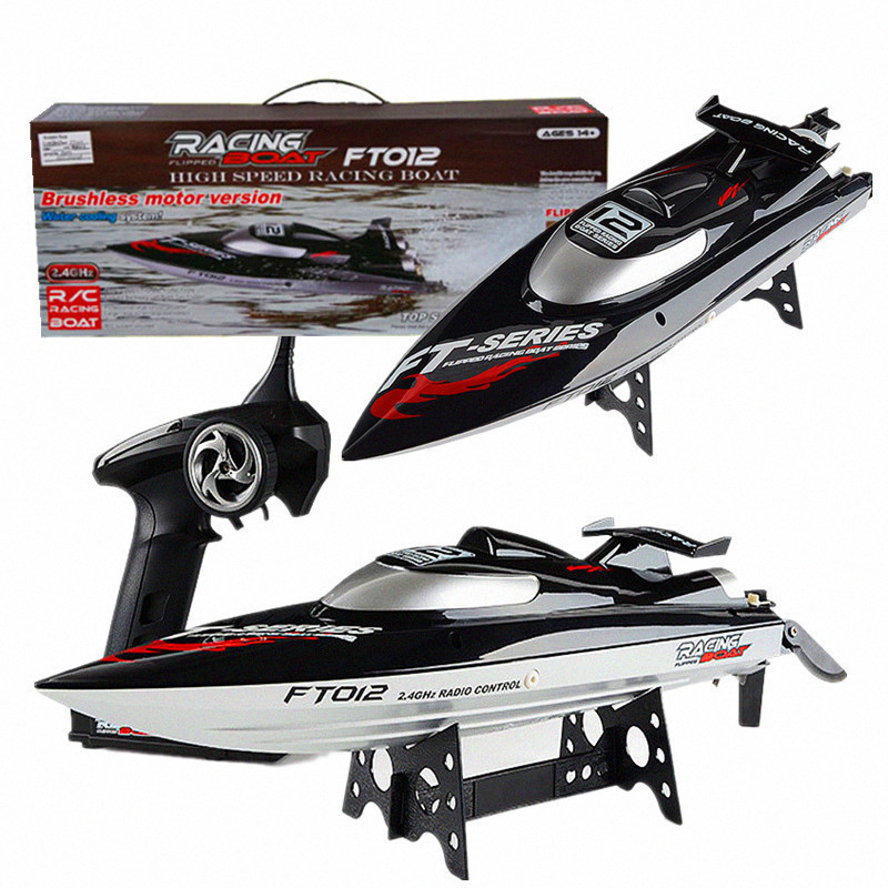 FT012 High-Speed Brushless Motor Remote Control Boat Electric Racing Yacht Water Toy Model 2.4G For