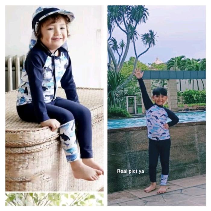Baju renang anak cowok 2tahun-10tahun Import swimsuit anak laki laki