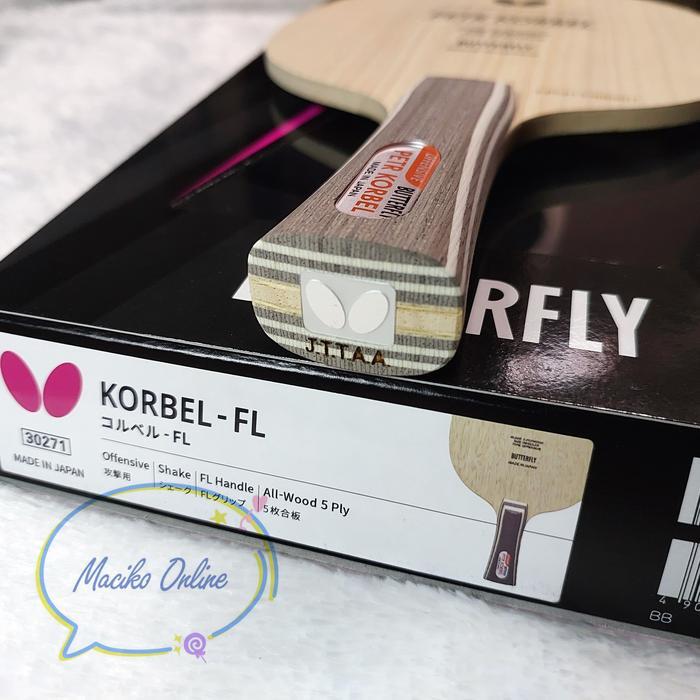Butterfly Petr Korbel FL ~ Kayu Bet Pingpong Butterfly Petr Korbel FL