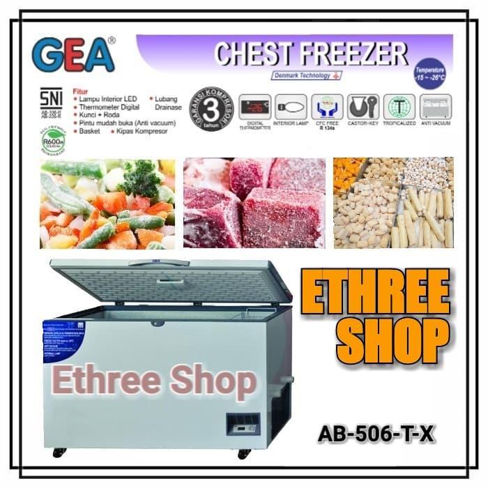 CHEST FREEZER AB 506 TX / KULKAS PEMBEKU / MURAH / GEA / FREE ONGKIR