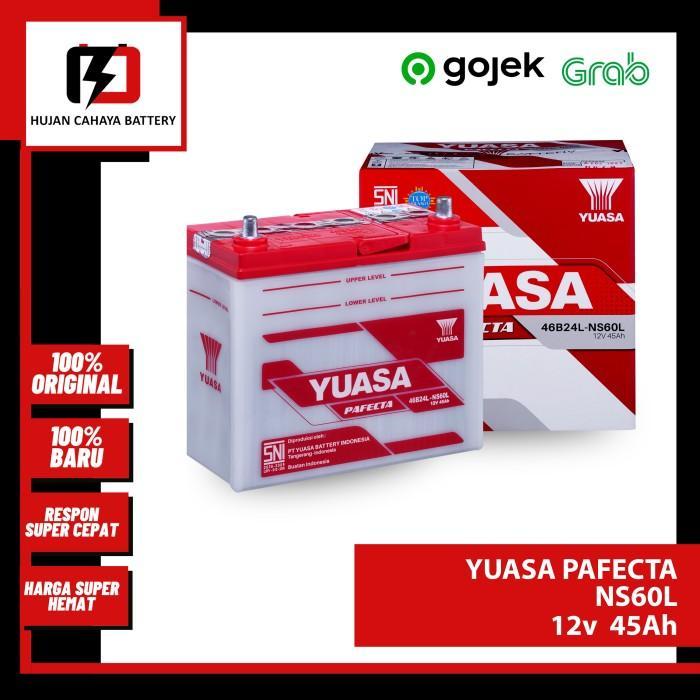 AKI MOBIL YUASA PAFECTA NS60L / NS-60-L / NS 60 L - AKI COROLLA ALTIS
