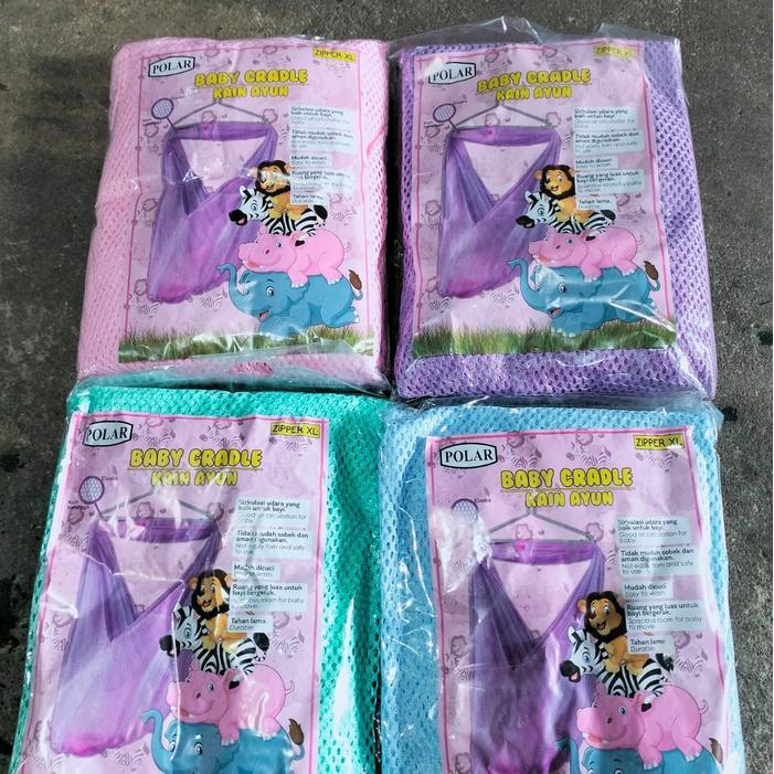 Polar Kain Ayunan Bayi Jumbo Xl Zipper (Belum Termasuk Kelambu)