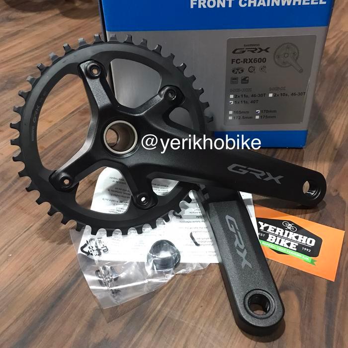 Crank Gravel Bike Shimano GRX FC-RX600 1x11 40T 170mm