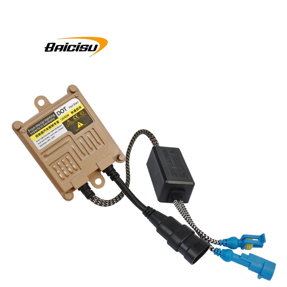 H4 bi xenon Slim Ballast Xenon HID Fast Start 55W KIT H1 H3 H7 H11 H27 880 9005HB3 9006HB4 High