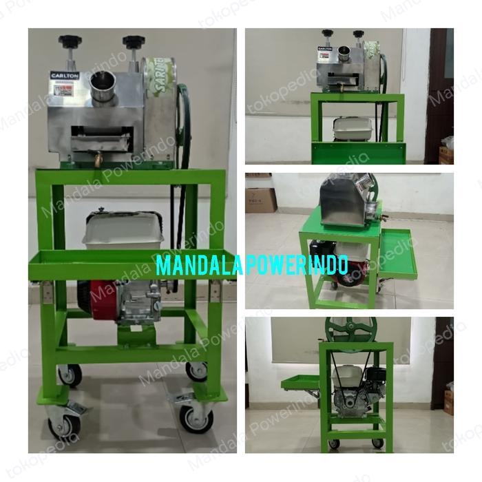 gilingan tebu dilengkapi mesin penggerak Honda