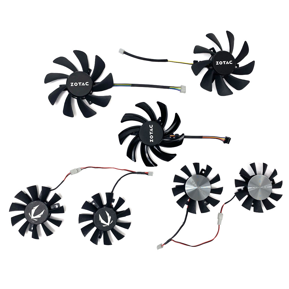NEW Cooling Fan 65MM 2PIN GA71S2H 85mm T129215SU For ZOTAC GTX1050 GTX1050Ti GTX 1050 Low Profile