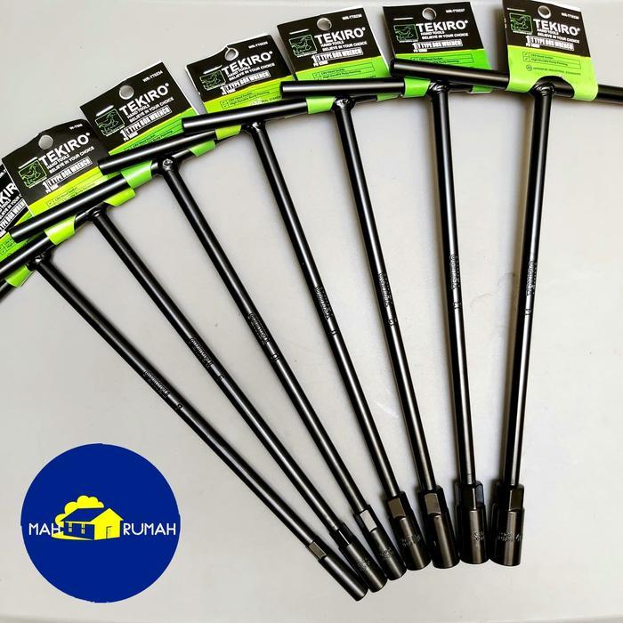 Paket Kecil 7 pcs Kunci Sok Shock T TEKIRO - 8 9 10 11 12 13 14 mm