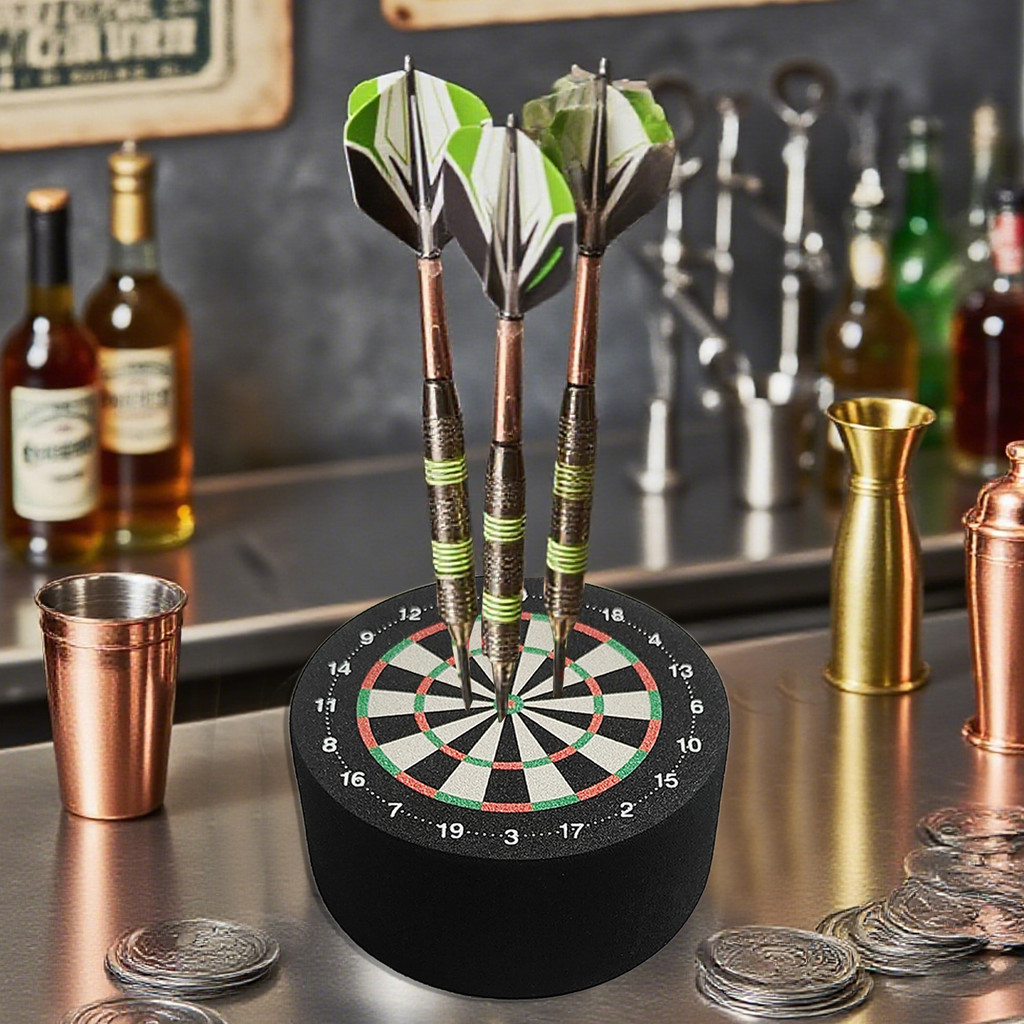 2pcs Mini Dart Dock Dartboard Design Dart Base Station Display Stand Holder for Outdoor Home Family 