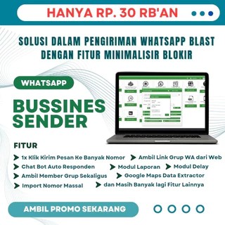 wa sender wa sender pro wa sender android wa sender business termurah