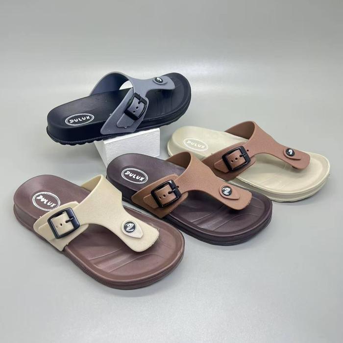 Homyped - Size 30-44 Dulux 213 Sandal Anak Karet Jepit Sandal Wanita Sandal Pria Polos
