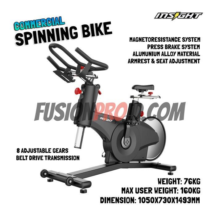 Insight Spinning Bike Commercial SS6000 SS-6000 Sepeda Statis Fitness Kardio Komersial Import