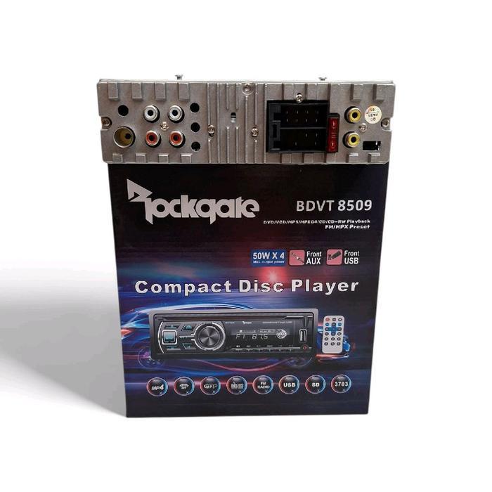 Single Dvd Rockgate Bdvt 8509 Tape Mobil Rockqate Bluetooth