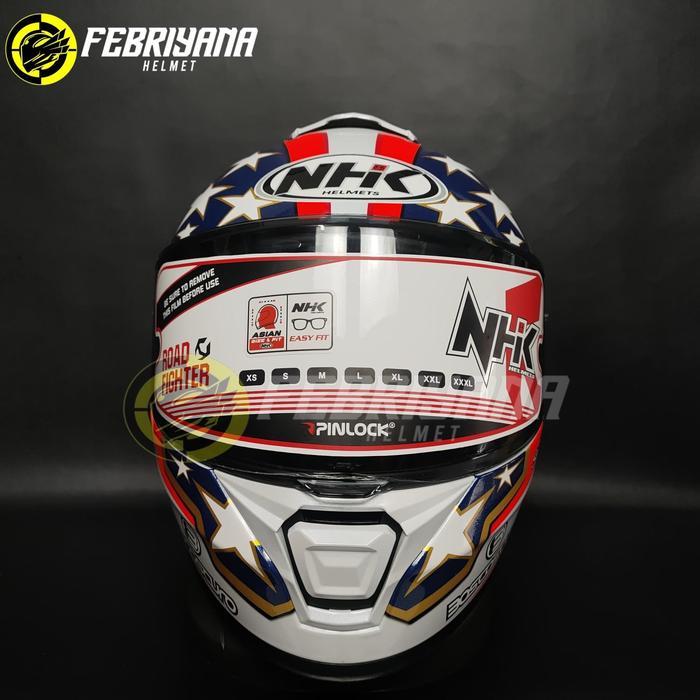 Termurah HELM NHK MARK 1 MOTIF ALONSO LOVEZ FULL FACE NHK MARK 1