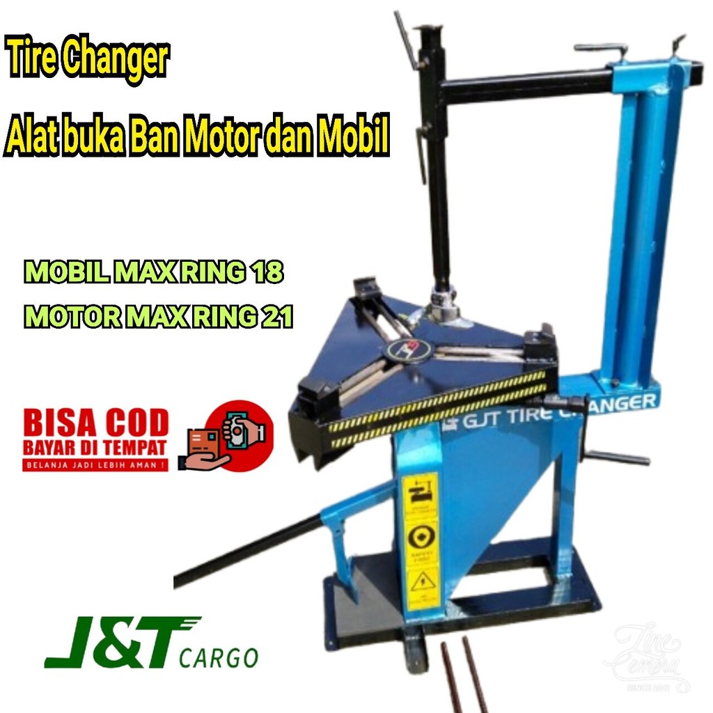 Alat buka pasang ban motor mobil tyre changer manual