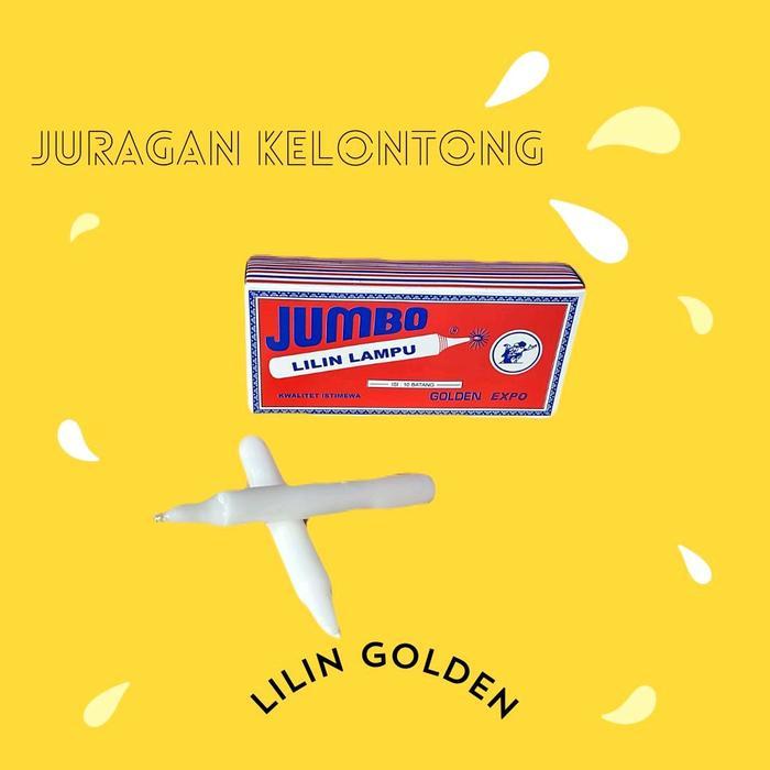 LILIN LAMPU GOLDEN EXPO / LILIN JUMBO / LILIN PENERANGAN / LILIN MATI LAMPU