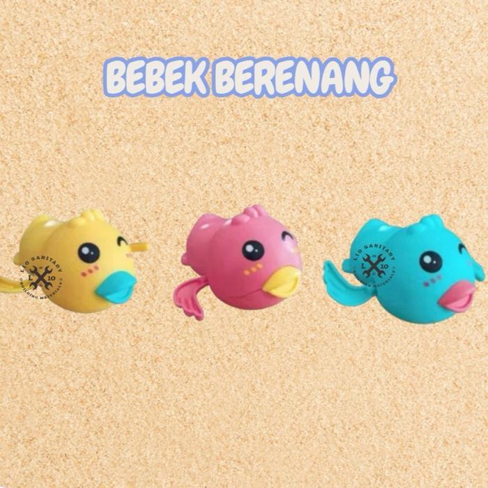 Mainan Binatang Berenang / Bebek Kepiting Kodok Berenang / Mainan Anak Mandi Bebek Bisa Berenang