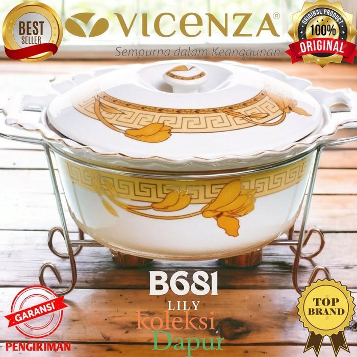 Set Piring Makan Vicenza 1 Lusin Plate 9 Inch B179 Lily Garansi Kirim #Gratisongkir