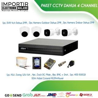 Dahua Paket CCTV 4 Channel 2MP DVR 4ch