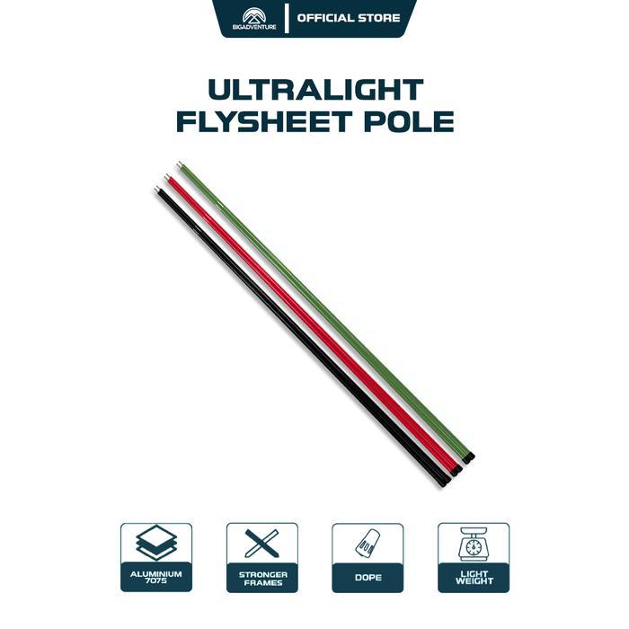 Bigadventure Ultralight Flysheet Pole - Tiang Flysheet Tiang Tenda Gunung