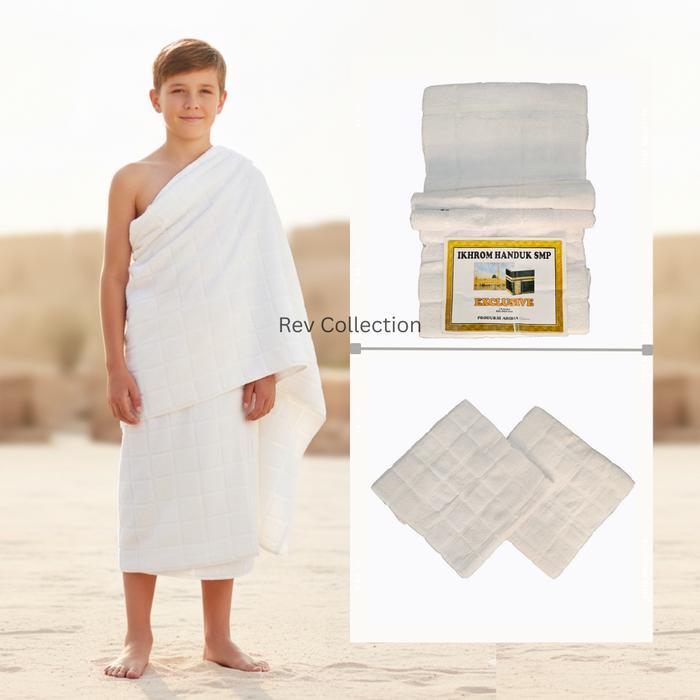 KAIN IHRAM ANAK SMP IHRAM MANASIK PERLENGKAPAN HAJI DAN UMROH KAIN IHRAM ANAK