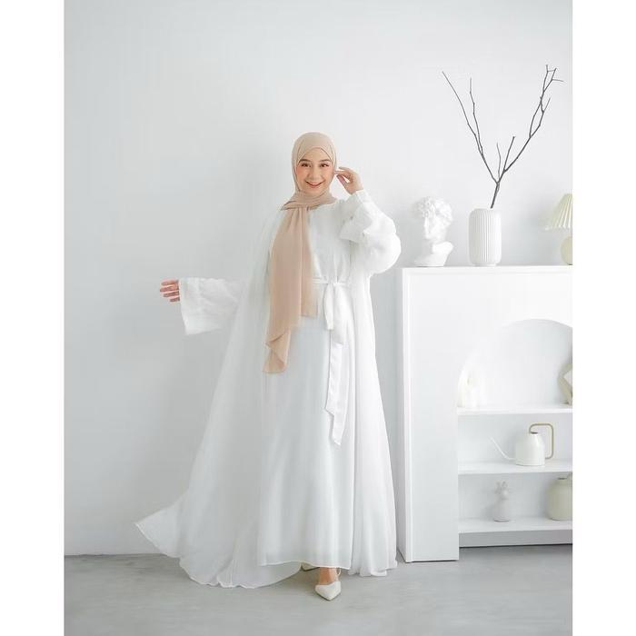 FREE GIFT ALMIRA LUXE ABAYA SET 3IN1 GAMIS CERUTY PREMIUM ABAYA TURKI BAJU MUSLIM SETELAN SYARI